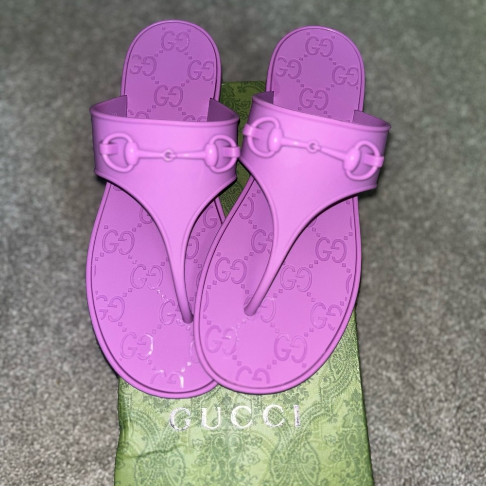 Gucci Purple Sandals